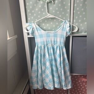 Light blue dot dot smile dress size 3/4t